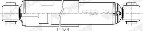 MONROE T1424 - Амортизатор autocars.com.ua
