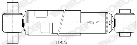 MONROE T1425 - Амортизатор autocars.com.ua