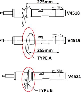 Monroe V4518 - Амортизатор autocars.com.ua