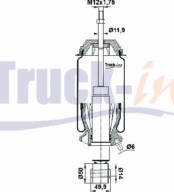 Montcada 0194465 - Гаситель, кріплення кабіни autocars.com.ua