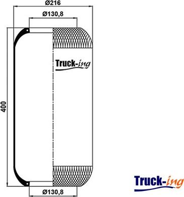 Montcada 0291032 - Кожух пневматичної ресори autocars.com.ua