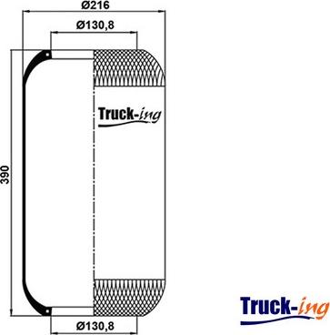 Montcada 0291225 - Кожух пневматичної ресори autocars.com.ua