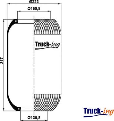 Montcada 0291510 - Кожух пневматичної ресори autocars.com.ua