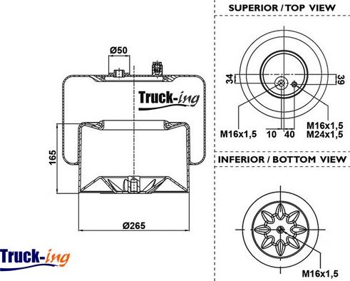 Montcada 0293105 - Кожух пневматичної ресори autocars.com.ua