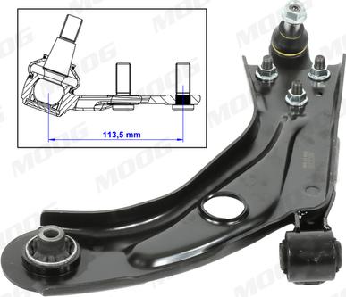 Moog CI-WP-13991 - Важіль незалежної підвіски колеса autocars.com.ua