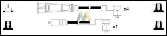 Motaquip LDRL1296 - Комплект проводів запалювання autocars.com.ua