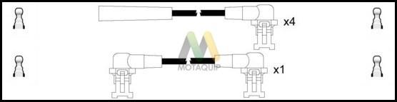 Motaquip LDRL1022 - Комплект проводів запалювання autocars.com.ua