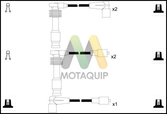 Motaquip LDRL1027 - Комплект проводів запалювання autocars.com.ua