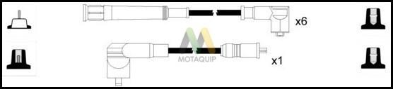 Motaquip LDRL1062 - Комплект проводов зажигания autodnr.net