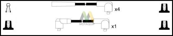 Motaquip LDRL1081 - Комплект проводів запалювання autocars.com.ua