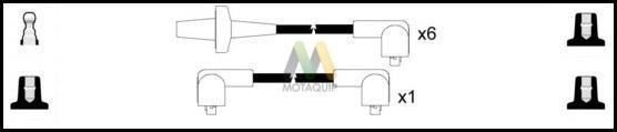 Motaquip LDRL1094 - Комплект проводів запалювання autocars.com.ua