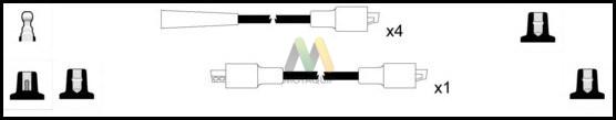 Motaquip LDRL10 - Комплект проводов зажигания autodnr.net