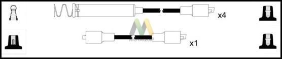 Motaquip LDRL1120 - Комплект проводов зажигания autodnr.net