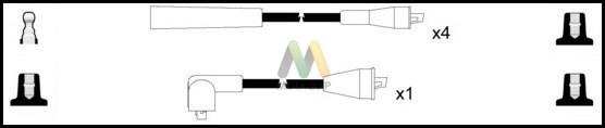 Motaquip LDRL1130 - Комплект проводів запалювання autocars.com.ua