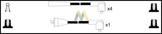 Motaquip LDRL1140 - Комплект проводов зажигания autodnr.net