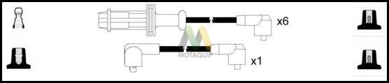 Motaquip LDRL1166 - Комплект проводів запалювання autocars.com.ua