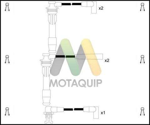 Motaquip LDRL1167 - Комплект проводів запалювання autocars.com.ua