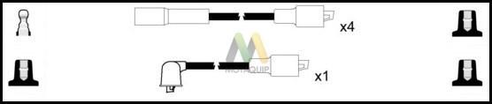 Motaquip LDRL1175 - Комплект проводів запалювання autocars.com.ua