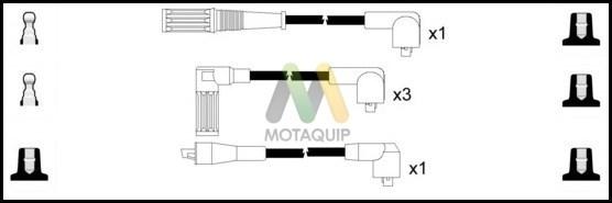 Motaquip LDRL1224 - Комплект проводов зажигания autodnr.net