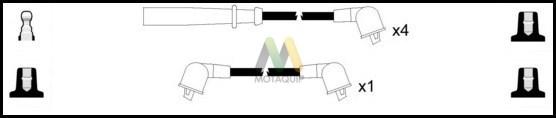 Motaquip LDRL1239 - Комплект проводів запалювання autocars.com.ua