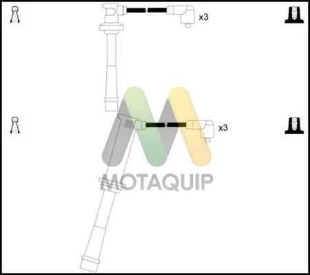 Motaquip LDRL1251 - Комплект проводів запалювання autocars.com.ua