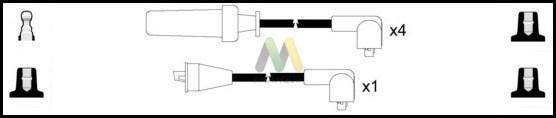 Motaquip LDRL1273 - Комплект проводов зажигания autodnr.net