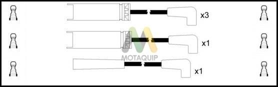 Motaquip LDRL1320 - Комплект проводів запалювання autocars.com.ua