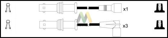 Motaquip LDRL1335 - Комплект проводов зажигания autodnr.net
