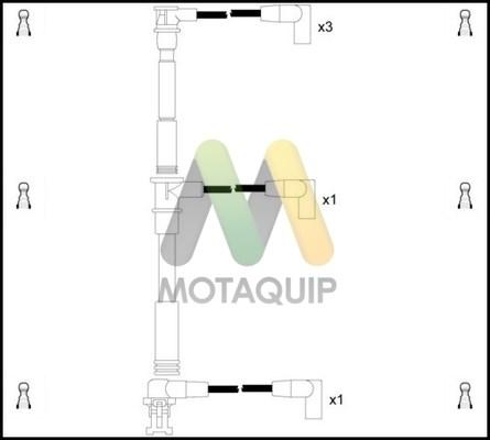 Motaquip LDRL1341 - Комплект проводів запалювання autocars.com.ua