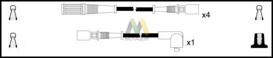 Motaquip LDRL1342 - Комплект проводов зажигания autodnr.net