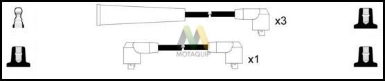 Motaquip LDRL1353 - Комплект проводов зажигания autodnr.net