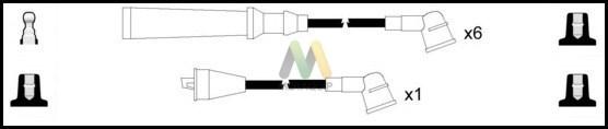 Motaquip LDRL1382 - Комплект проводів запалювання autocars.com.ua