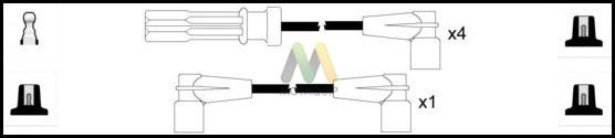 Motaquip LDRL1406 - Комплект проводов зажигания autodnr.net