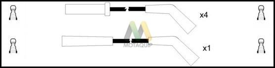 Motaquip LDRL1421 - Комплект проводов зажигания autodnr.net