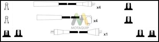 Motaquip LDRL1430 - Комплект проводів запалювання autocars.com.ua