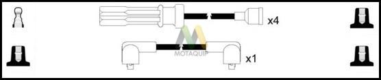 Motaquip LDRL1435 - Комплект проводов зажигания autodnr.net