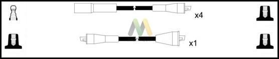Motaquip LDRL1438 - Комплект проводів запалювання autocars.com.ua