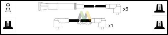 Motaquip LDRL1454 - Комплект проводів запалювання autocars.com.ua