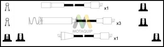 Motaquip LDRL1476 - Комплект проводів запалювання autocars.com.ua