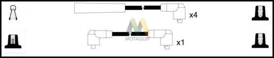 Motaquip LDRL1497 - Комплект проводов зажигания autodnr.net