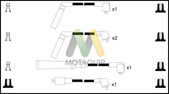 Motaquip LDRL1498 - Комплект проводів запалювання autocars.com.ua