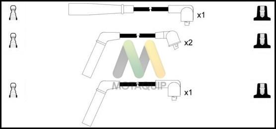 Motaquip LDRL1539 - Комплект проводів запалювання autocars.com.ua