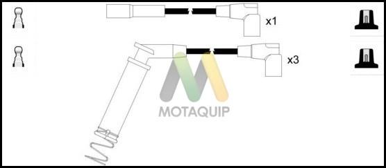 Motaquip LDRL1585 - Комплект проводів запалювання autocars.com.ua