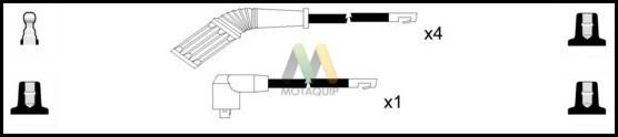 Motaquip LDRL1604 - Комплект проводів запалювання autocars.com.ua