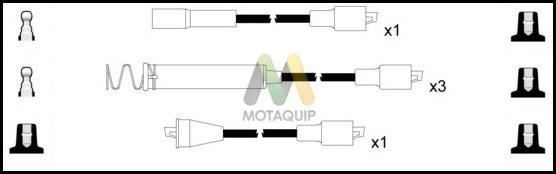 Motaquip LDRL1628 - Комплект проводів запалювання autocars.com.ua