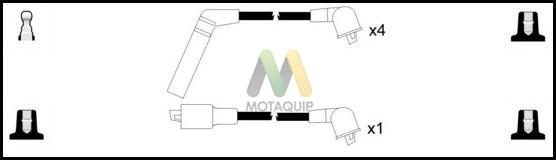 Motaquip LDRL1632 - Комплект проводів запалювання autocars.com.ua