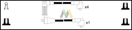 Motaquip LDRL1666 - Комплект проводов зажигания autodnr.net