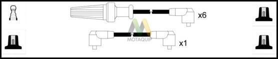 Motaquip LDRL1722 - Комплект проводів запалювання autocars.com.ua