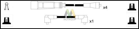 Motaquip LDRL1724 - Комплект проводів запалювання autocars.com.ua