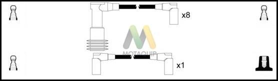 Motaquip LDRL1728 - Комплект проводів запалювання autocars.com.ua